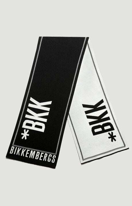 dirk bikkembergs Scarf with contrast logo 35x180 cm