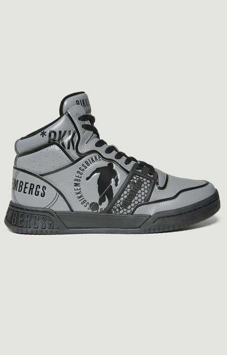 Dirk Bikkembergs Scoby Men's High Top Leather Basketball Sneakers