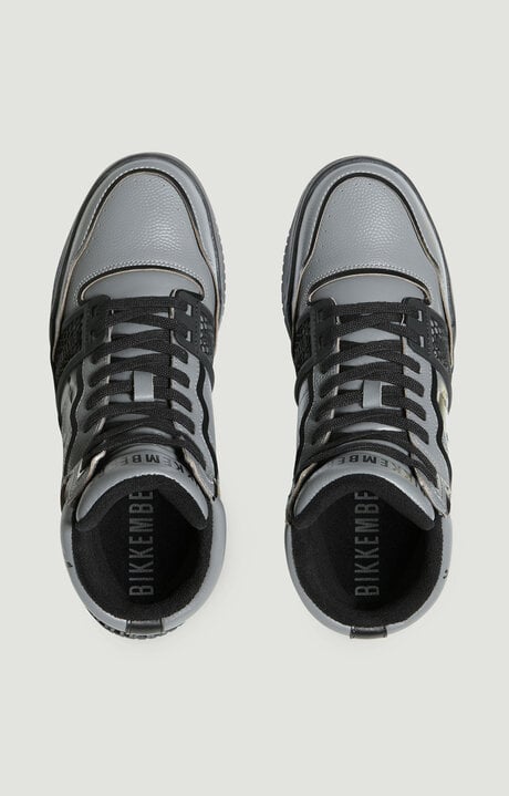 Dirk Bikkembergs Scoby Men's High Top Leather Basketball Sneakers