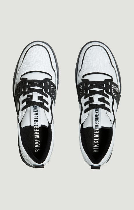 Dirk Bikkembergs Scoby Men's Leather Basketball Sneakers