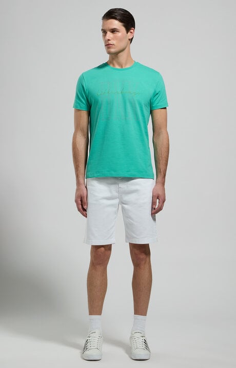 Dirk Bikkembergs Slim Fit Men's T-shirt With BKK Print