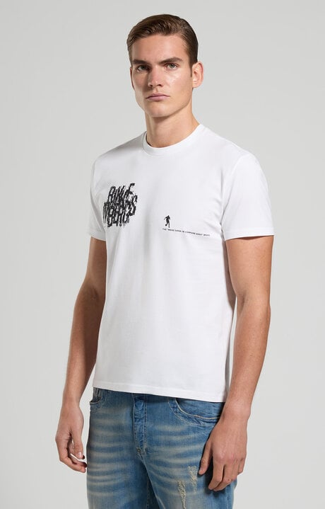 Dirk Bikkembergs Slim Fit Men's T-shirt With BKK Print