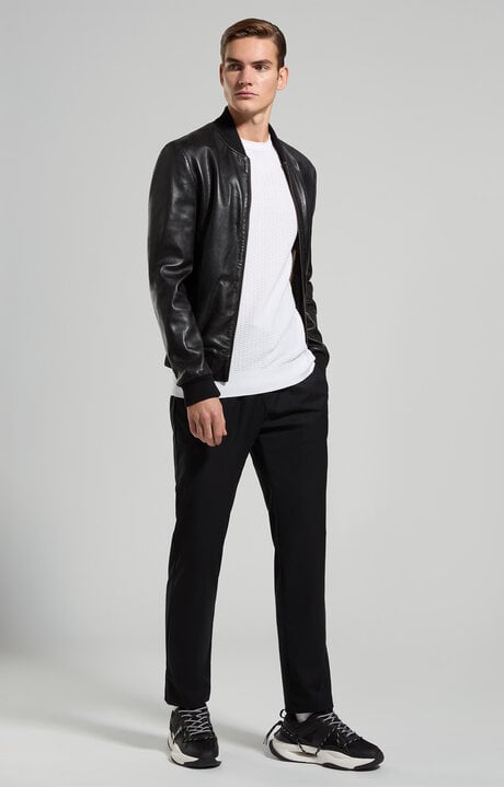 Dirk Bikkembergs Slim Fit Men's Textured Knit Pullover