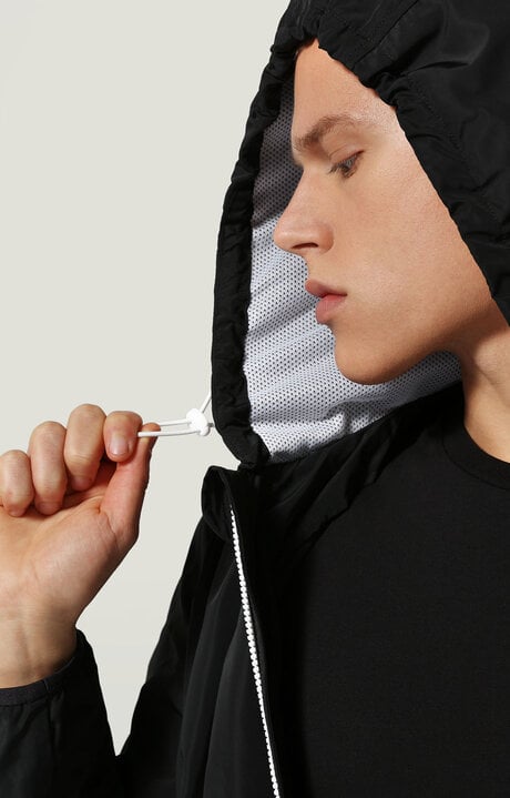 Dirk Bikkembergs Windbreaker Jacket With Textured Print