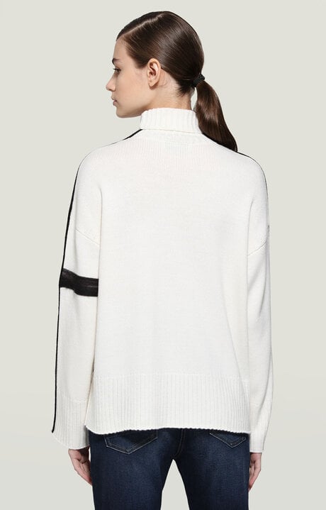 Dirk Bikkembergs Women's Pullover With Needlepunch Decoration