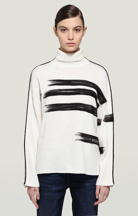 Dirk Bikkembergs Women's Pullover With Needlepunch Decoration