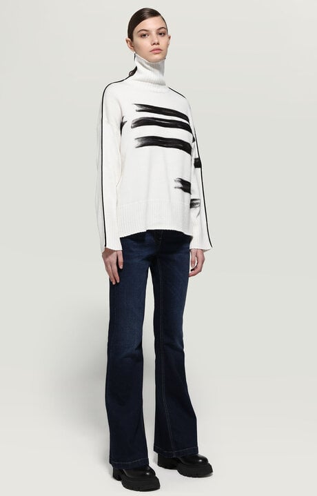 Dirk Bikkembergs Women's Pullover With Needlepunch Decoration