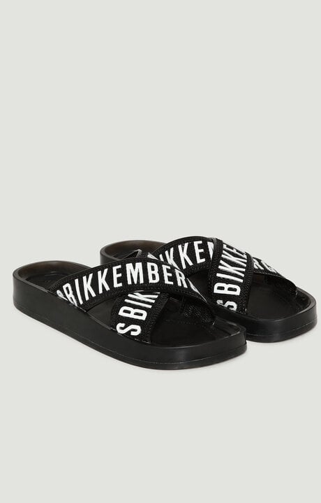 dirk bikkembergs Women's sandals with criss-cross bands