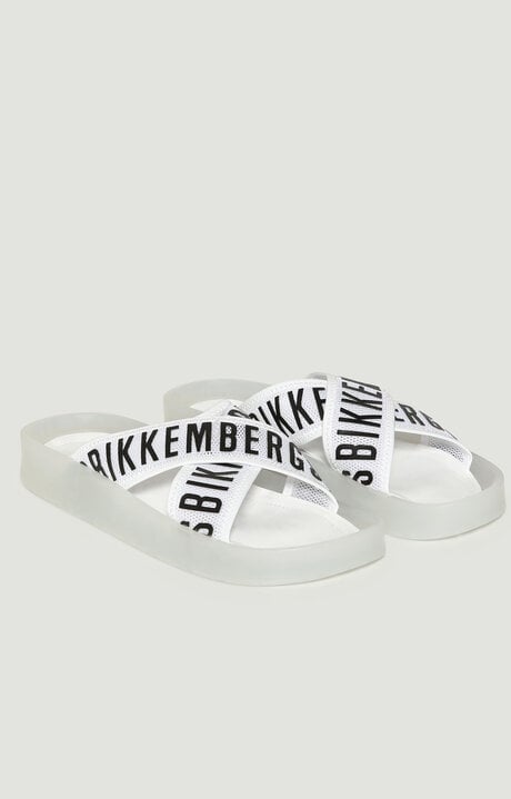 dirk bikkembergs Women's sandals with criss-cross bands