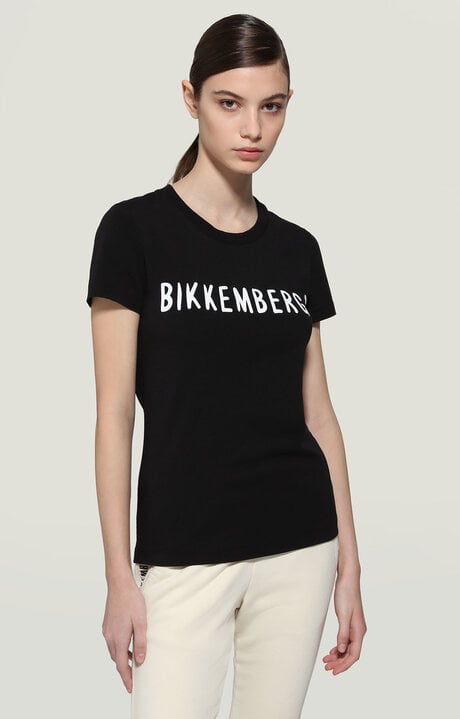 Dirk Bikkembergs Women's T-shirt With Contrast Logo