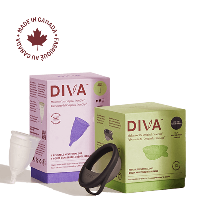 diva Ensemble disque et coupelle DIVA™ Ensemble de soins menstruels réutilisables $60.00 $60.00