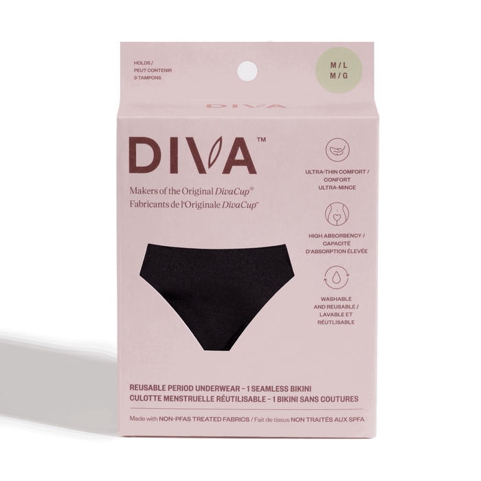 Diva Ensemble Essentiel Pour Les Règles De La Coupe DIVA™ Bikini Et Coupe Menstruelle Sans Couture $80.00 $80.00