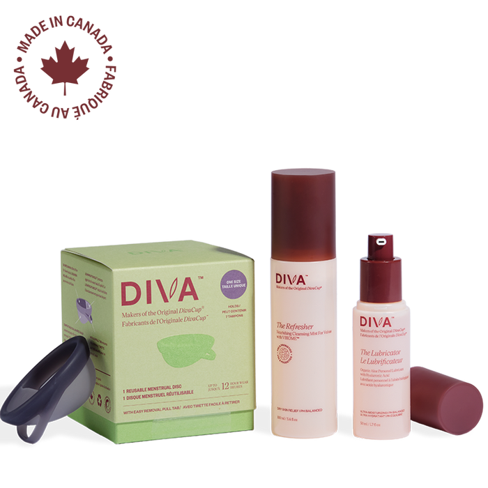 diva Pack bien-être sexuel Menstrual Disc and Vulva Care $62.00 $62.00