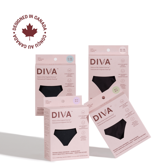 diva Pack de sous-vêtements pour 4 règles DIVA™ Lot multiple de bikinis sans coutures $125.00 $125.00 diva Pack de sous-vêtements pour 4 règles DIVA™ Lot multiple de bikinis sans coutures $125.00 $125.00