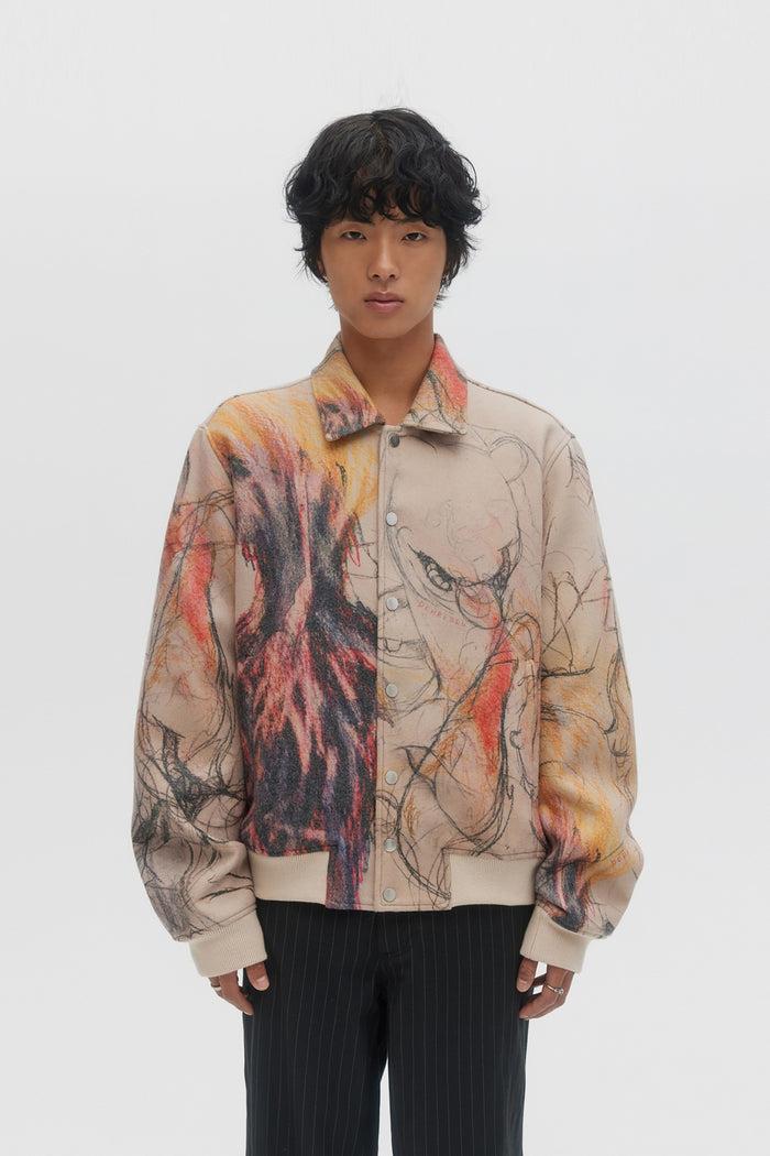 Domrebel ASCEND BOMBER JACKET Beige
