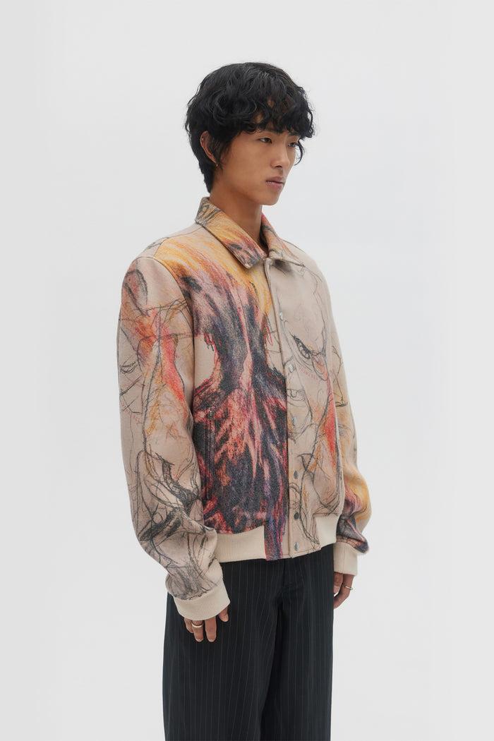 Domrebel ASCEND BOMBER JACKET Beige