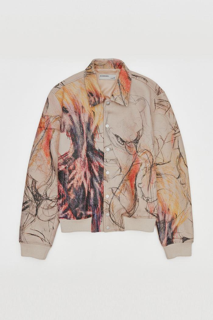 domrebel ASCEND BOMBER JACKET Beige