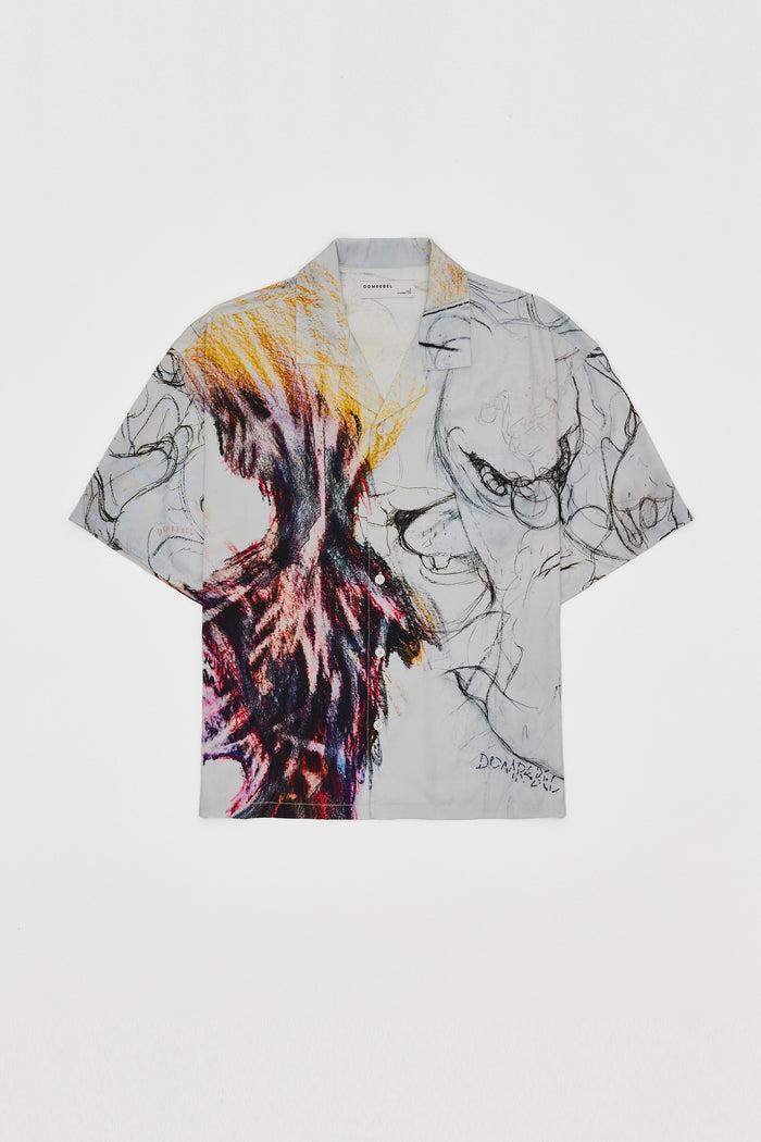 domrebel ASCEND CAMP COLLAR SHIRT Beige