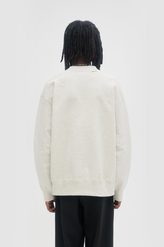 Domrebel ATELIER SWEATSHIRT GREIGE GREIGE PAINT