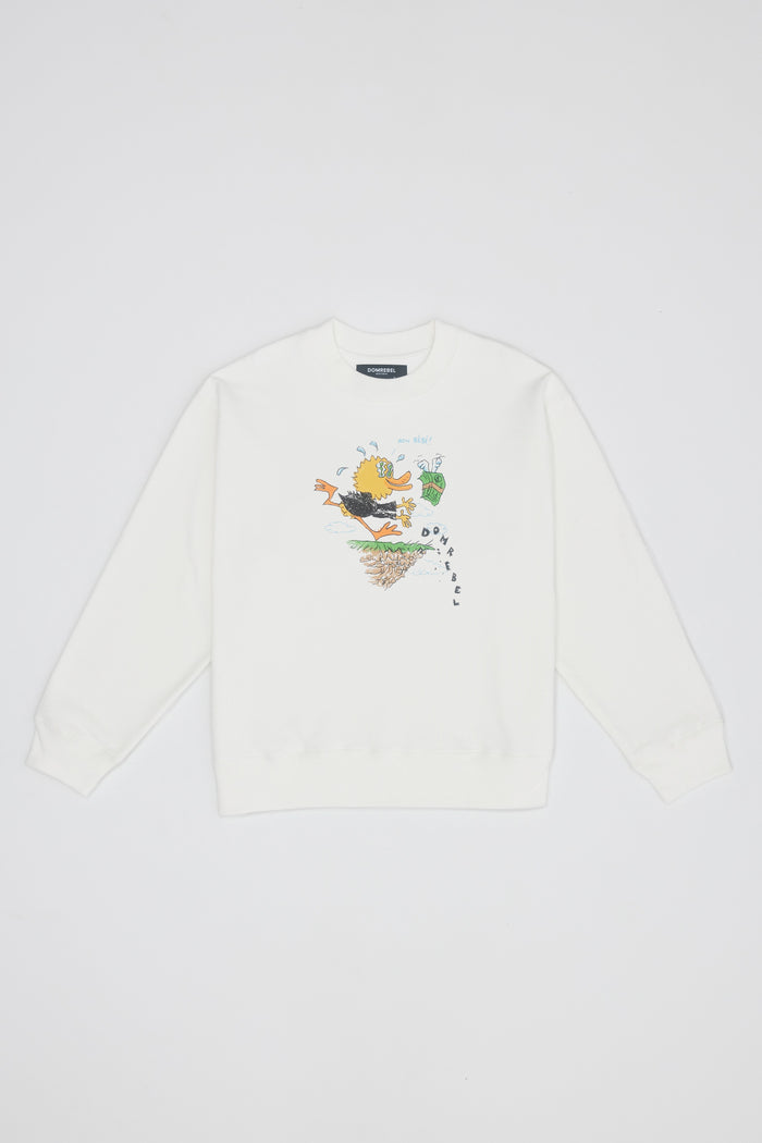Domrebel CHASE SWEATSHIRT Ivory
