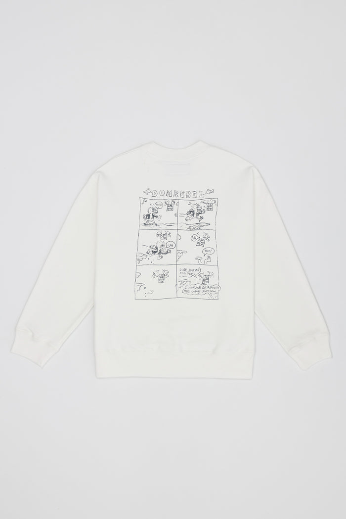 Domrebel CHASE SWEATSHIRT Ivory