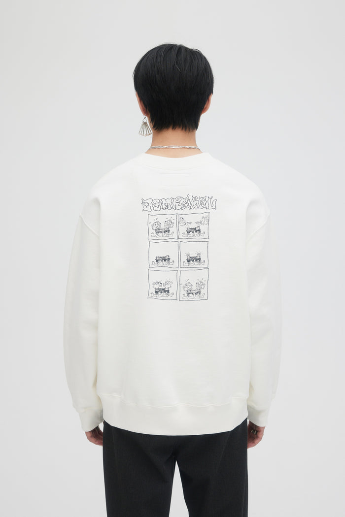Domrebel CHOKE SWEATSHIRT Ivory