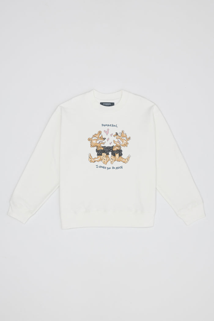 Domrebel CHOKE SWEATSHIRT Ivory