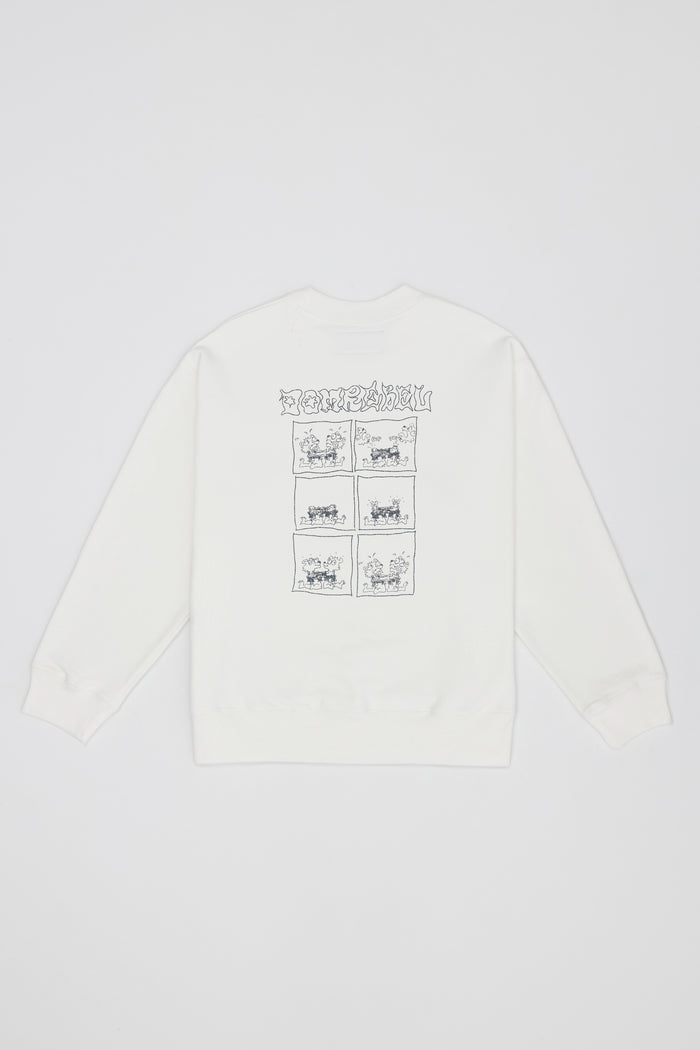 Domrebel CHOKE SWEATSHIRT Ivory