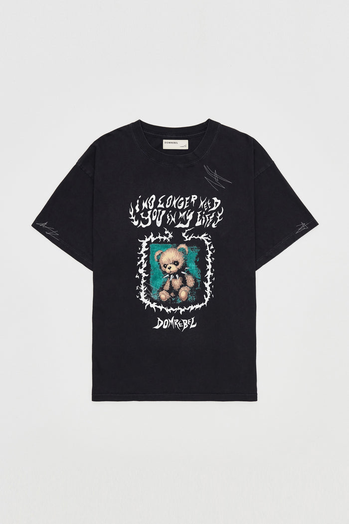 domrebel COLLARBEAR T-SHIRT Black