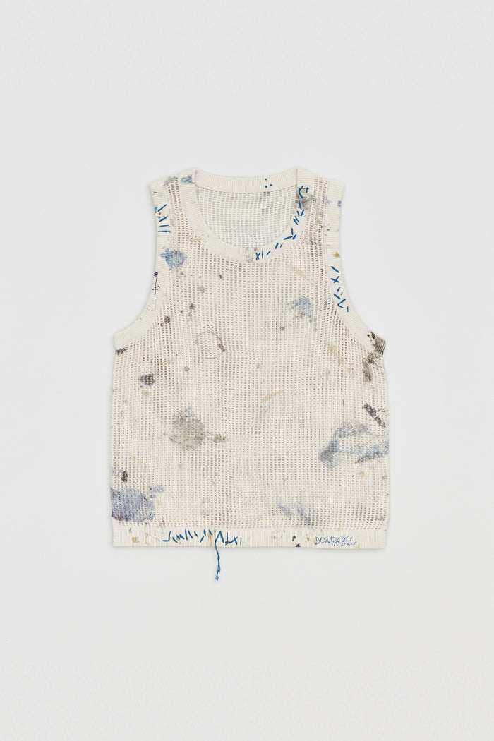 domrebel CREATOR KNIT TANK TOP Beige
