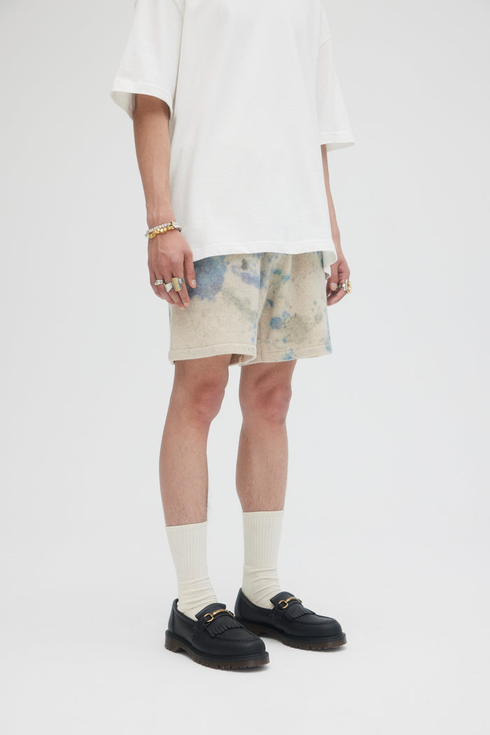 Domrebel CREATOR SHORTS - PRINTED Beige