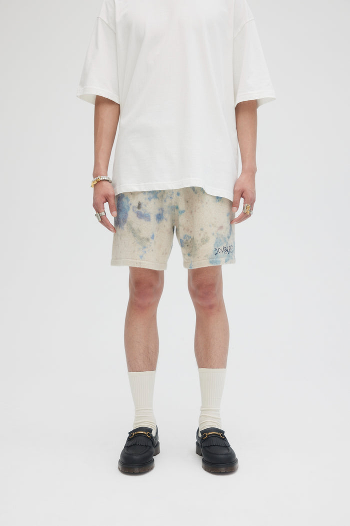 domrebel CREATOR SHORTS - PRINTED Beige