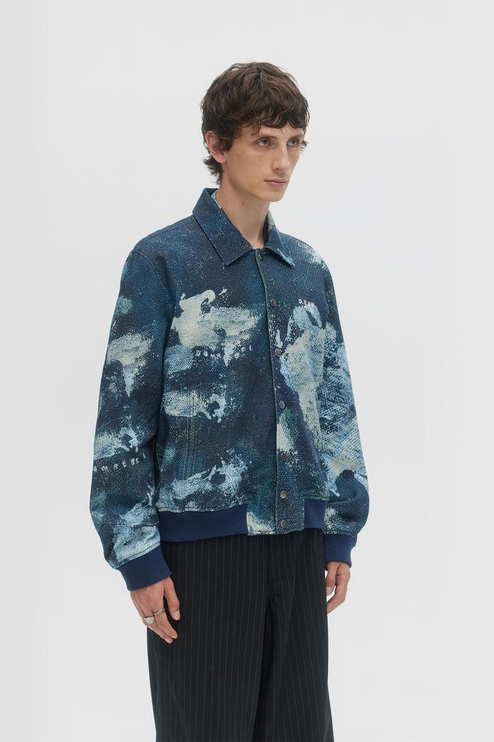 Domrebel DEEP BOMBER JACKET Blue