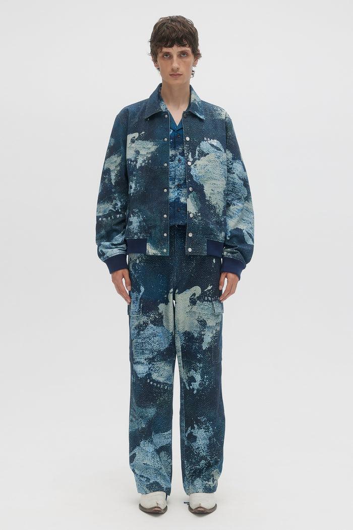 Domrebel DEEP BOMBER JACKET Blue