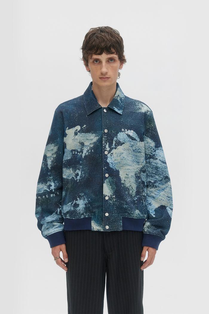 Domrebel DEEP BOMBER JACKET Blue