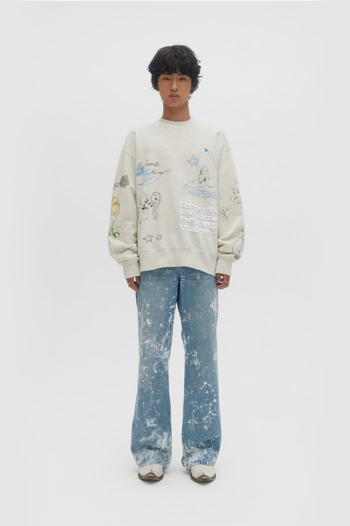 Domrebel DIVA SWEATSHIRT GREIGE