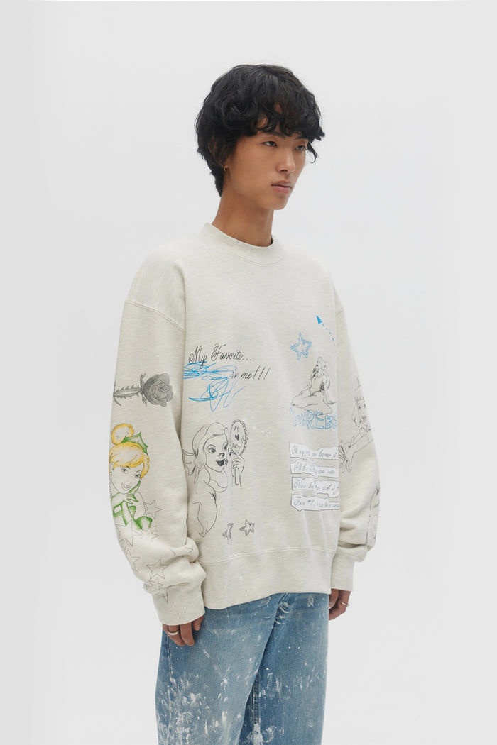 Domrebel DIVA SWEATSHIRT GREIGE