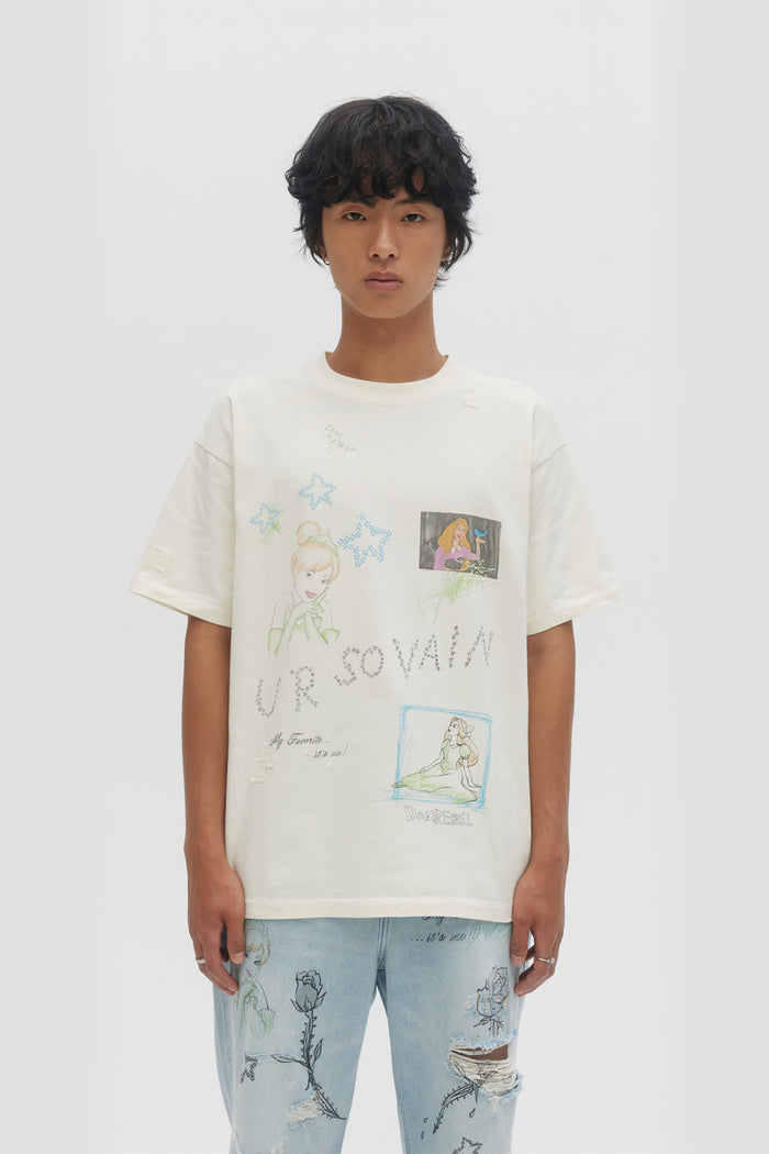 Domrebel DIVA T-SHIRT ANTIQUE