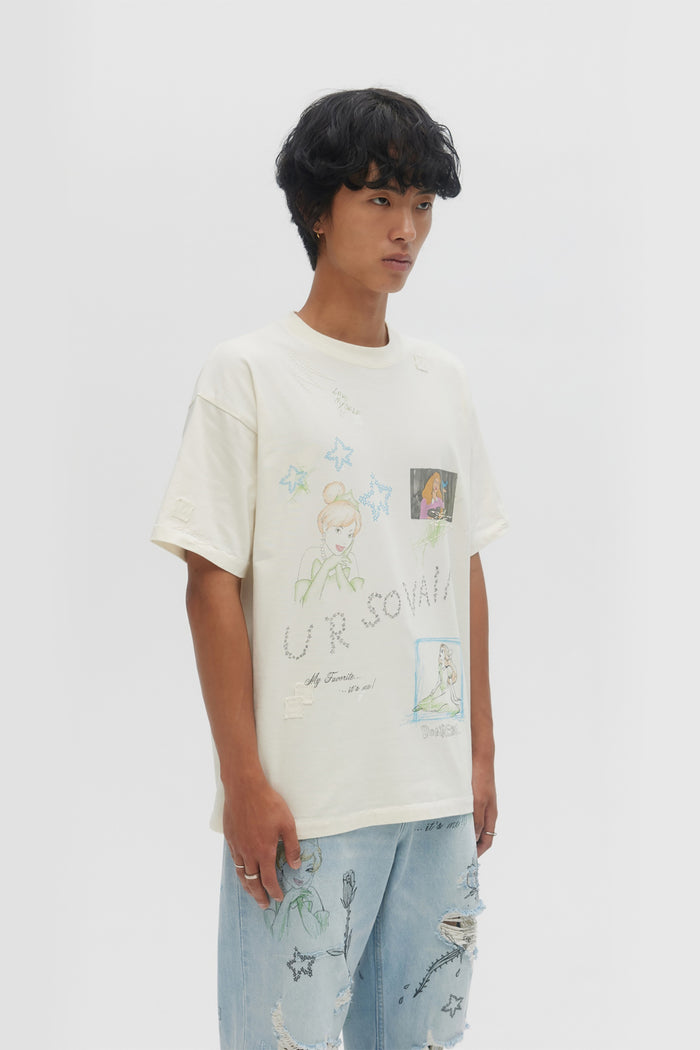 Domrebel DIVA T-SHIRT ANTIQUE