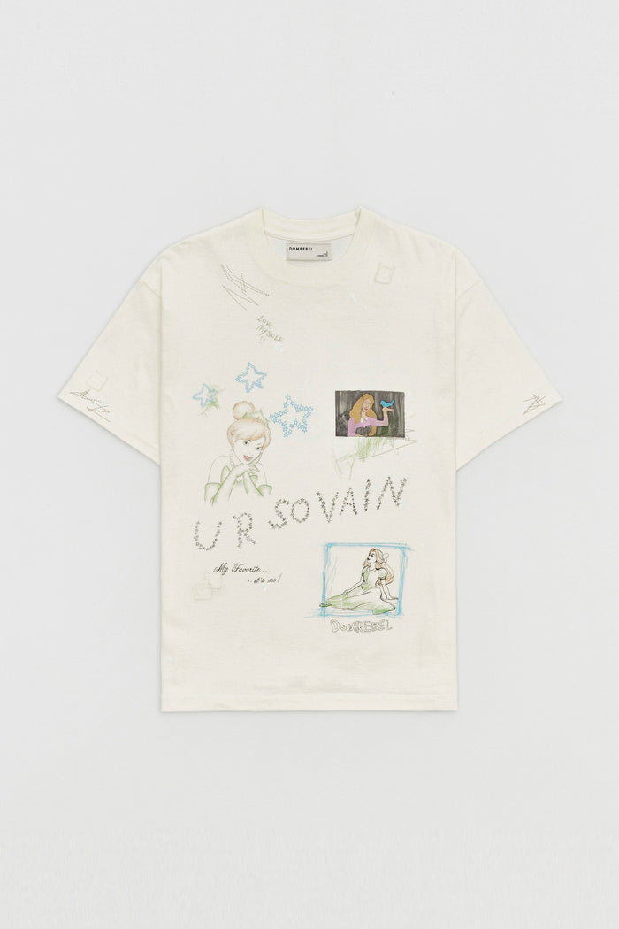 domrebel DIVA T-SHIRT ANTIQUE