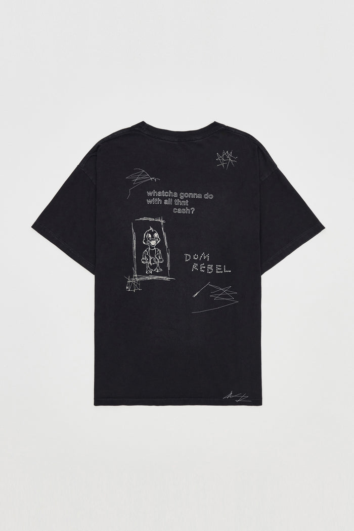 Domrebel DOLLARS T-SHIRT Black
