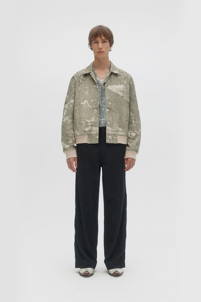 domrebel DROPCLOTH BOMBER JACKET Beige