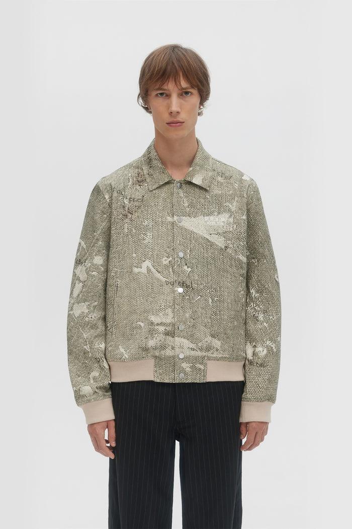 domrebel DROPCLOTH BOMBER JACKET Beige