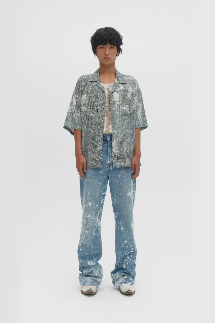 Domrebel DROPCLOTH CAMP COLLAR Beige