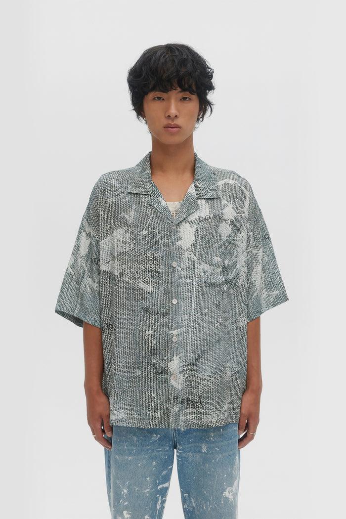 Domrebel DROPCLOTH CAMP COLLAR Beige