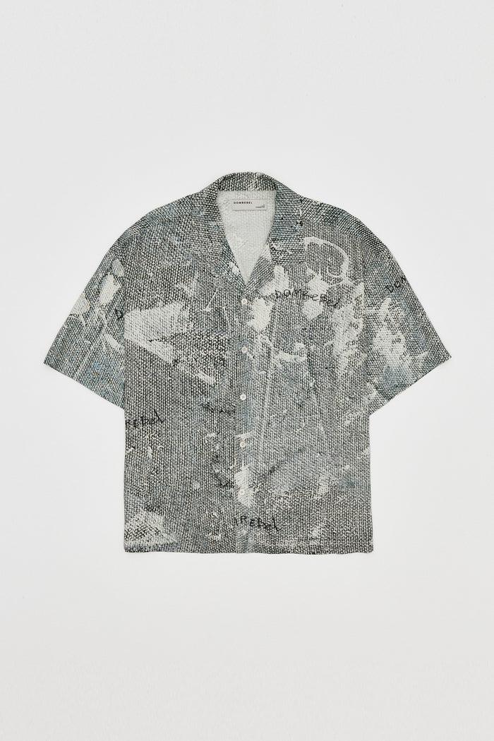 domrebel DROPCLOTH CAMP COLLAR Beige