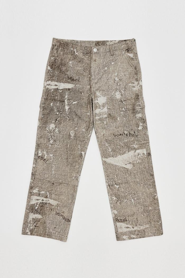 domrebel DROPCLOTH CARGO PANTS Beige
