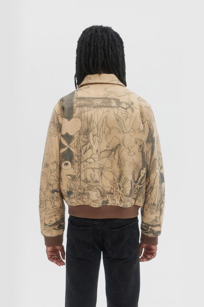 Domrebel ELYSIUM BOMBER JACKET Beige