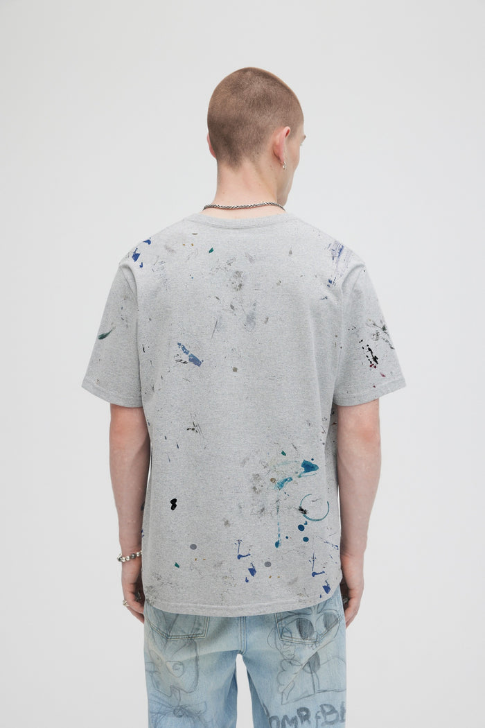 Domrebel FIZZ T-SHIRT Heather Grey