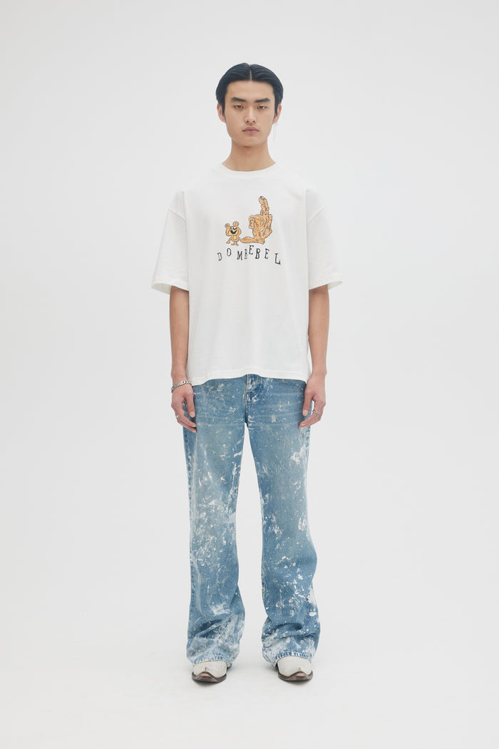 domrebel FRIENDLY T-SHIRT Ivory